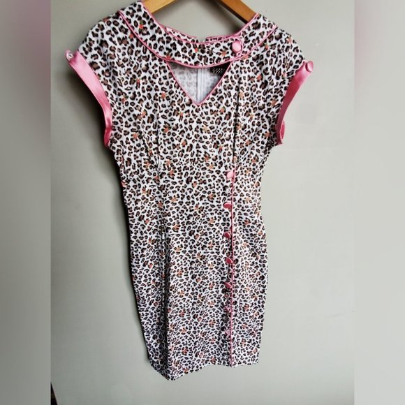 SOLD    Animal print dress - Picture 2 of 6